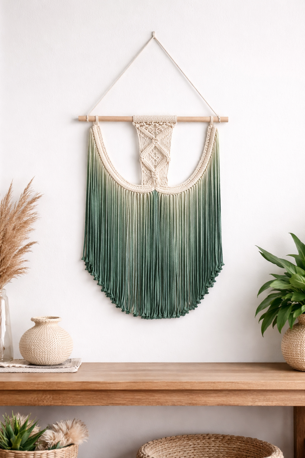 Alpha Green Wall Hanging