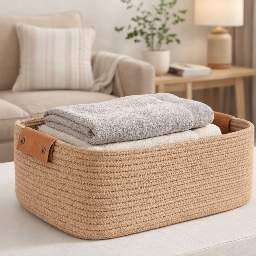 Haven Jute Gift Basket