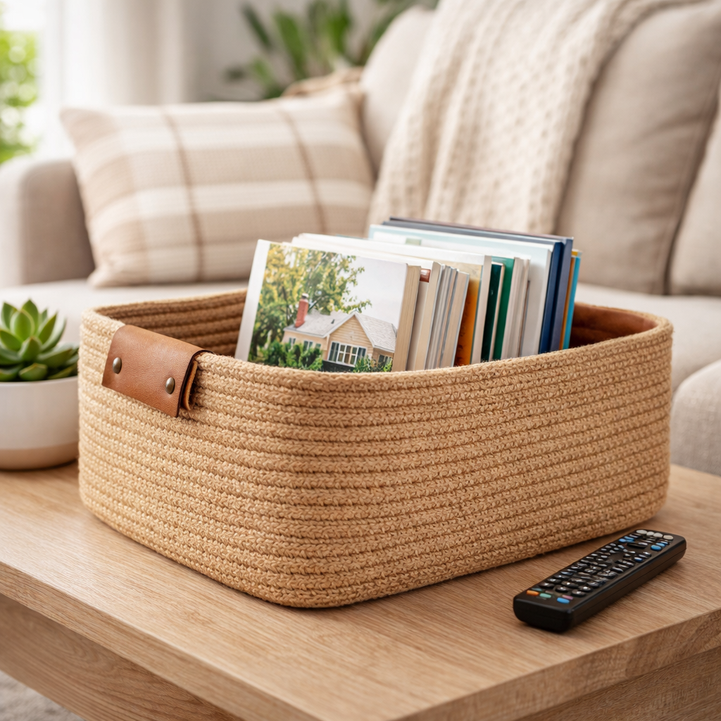 Haven Jute Gift Basket
