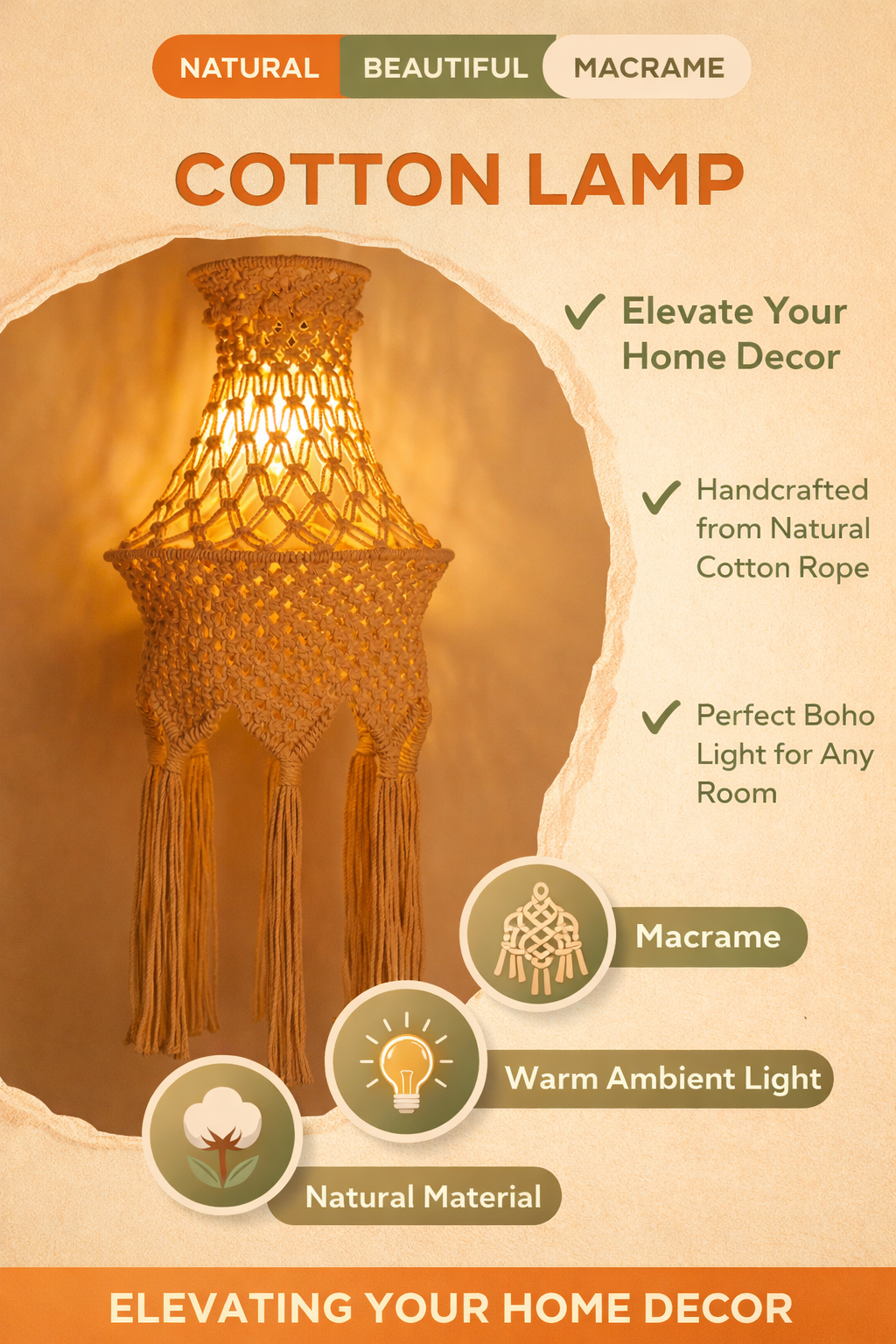 Lucen Cotton Wall Lamp