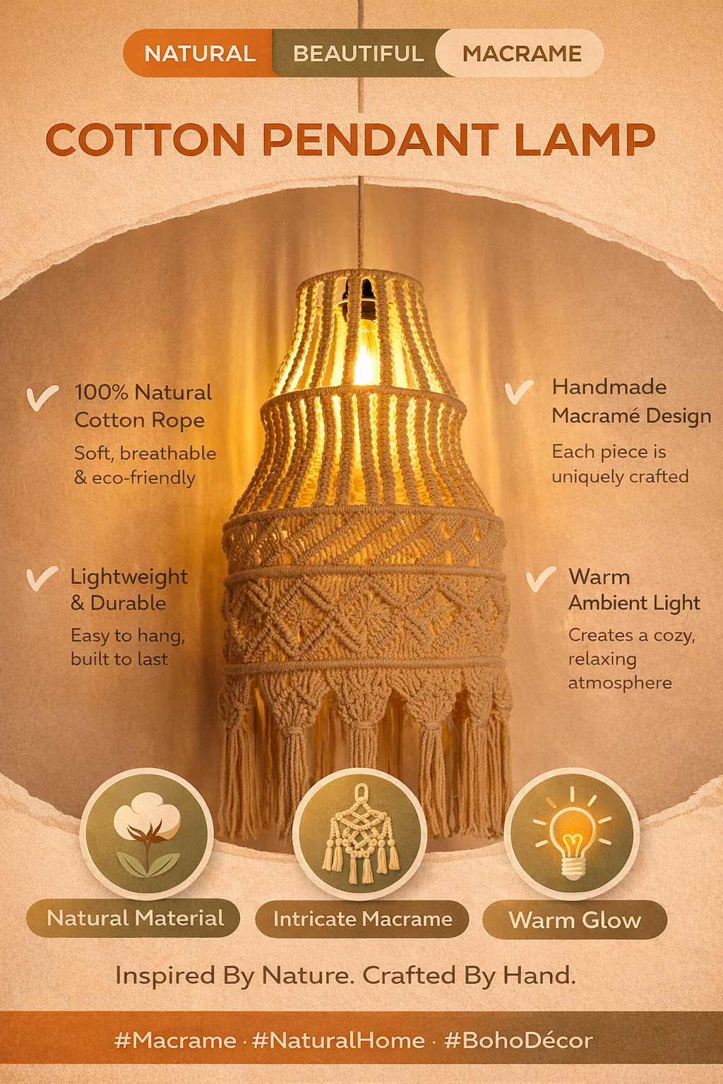 Radi Cotton Wall  Lamp