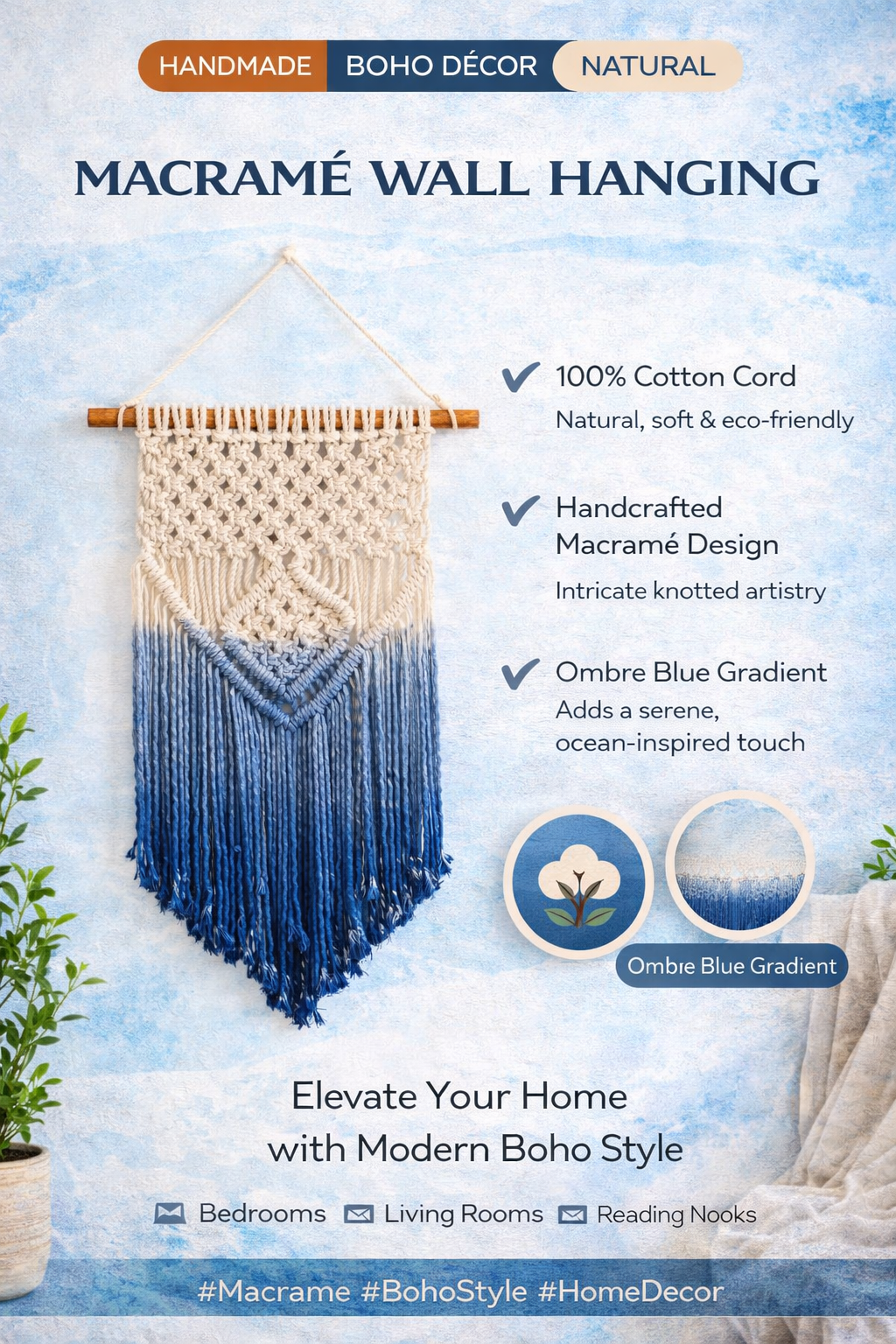 Charlie Ocean Wall Hanging