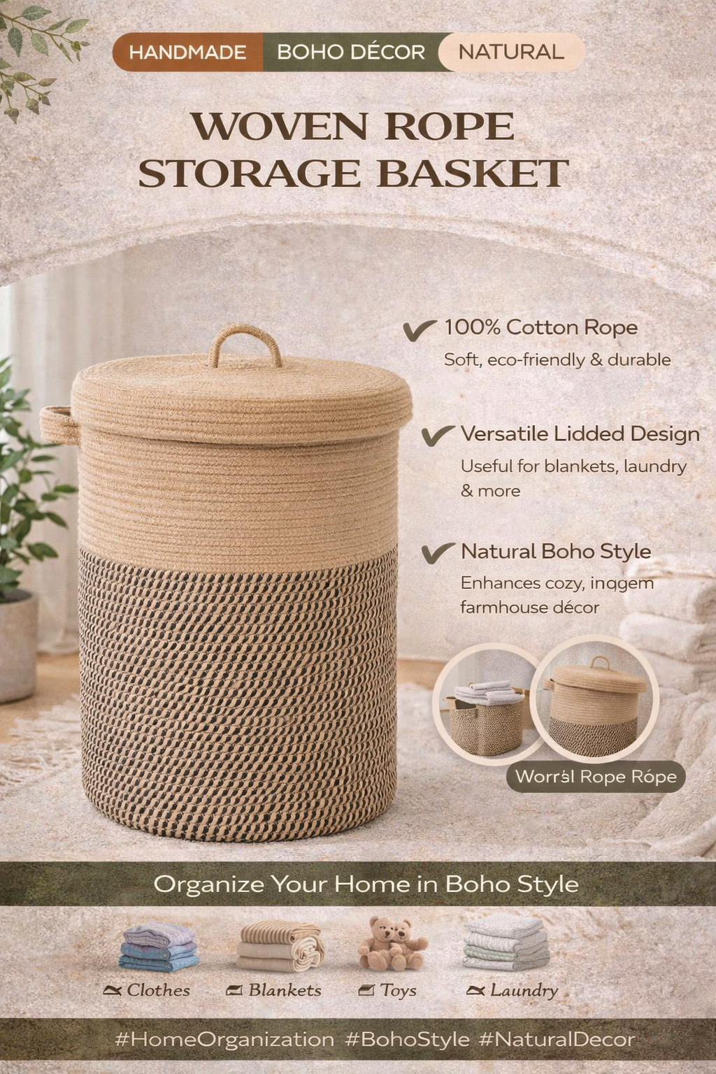 Nest Chic Cotton basket