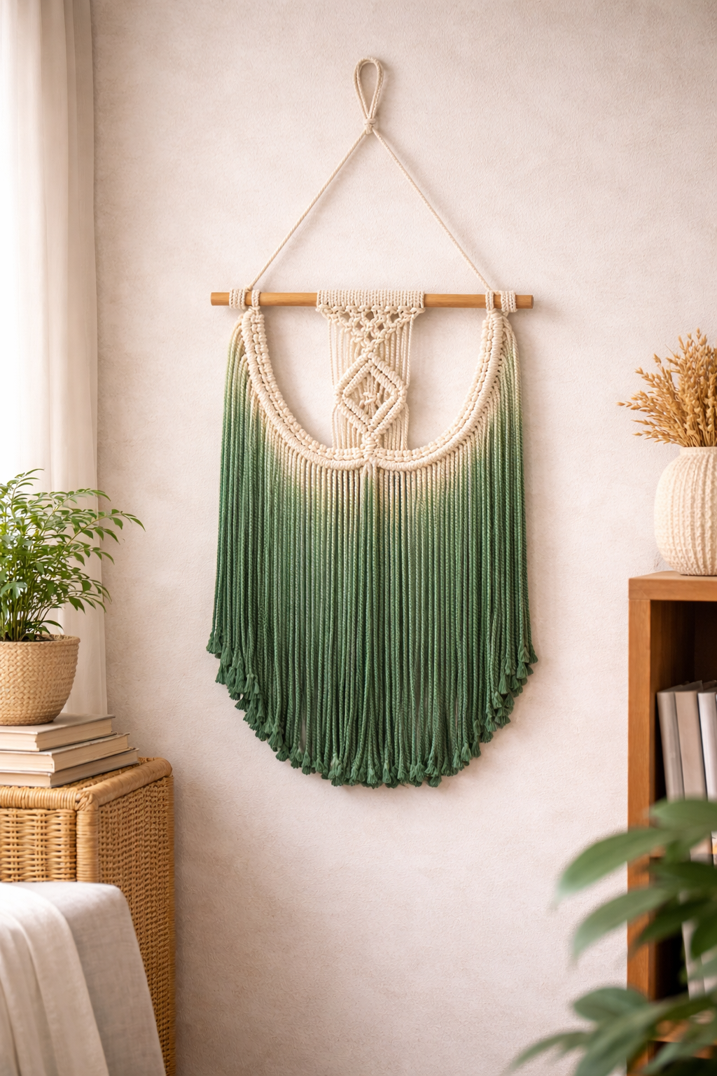 Alpha Green Wall Hanging