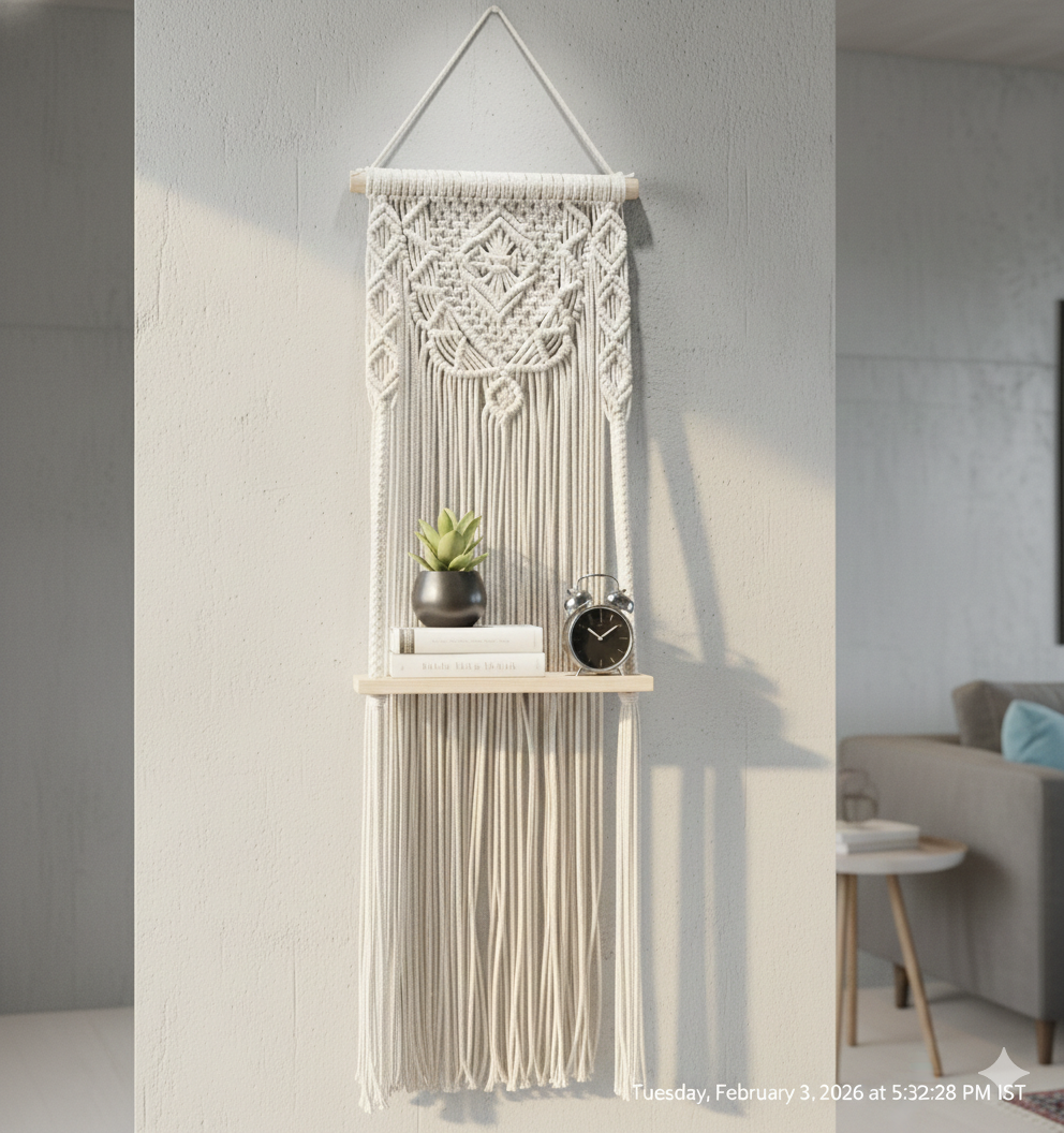 Alva Boho Wall Shelf