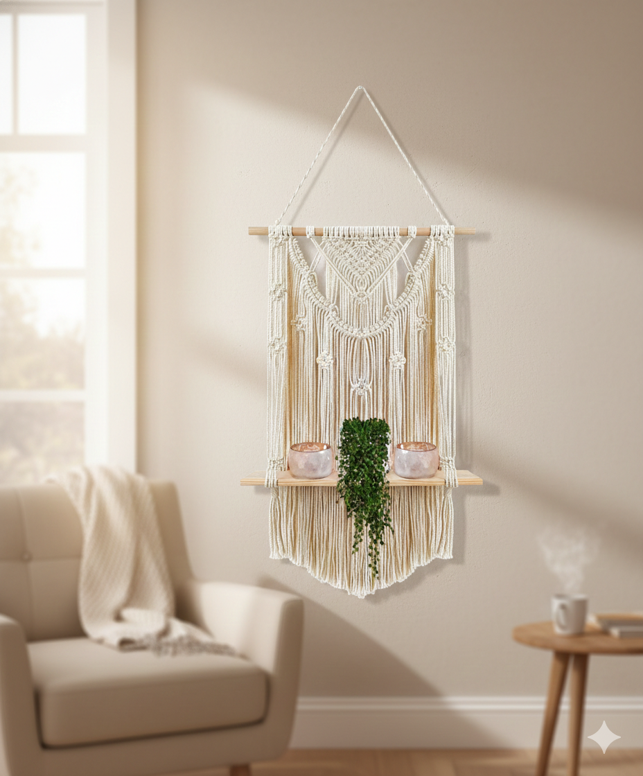 Alva Boho Wall Shelf