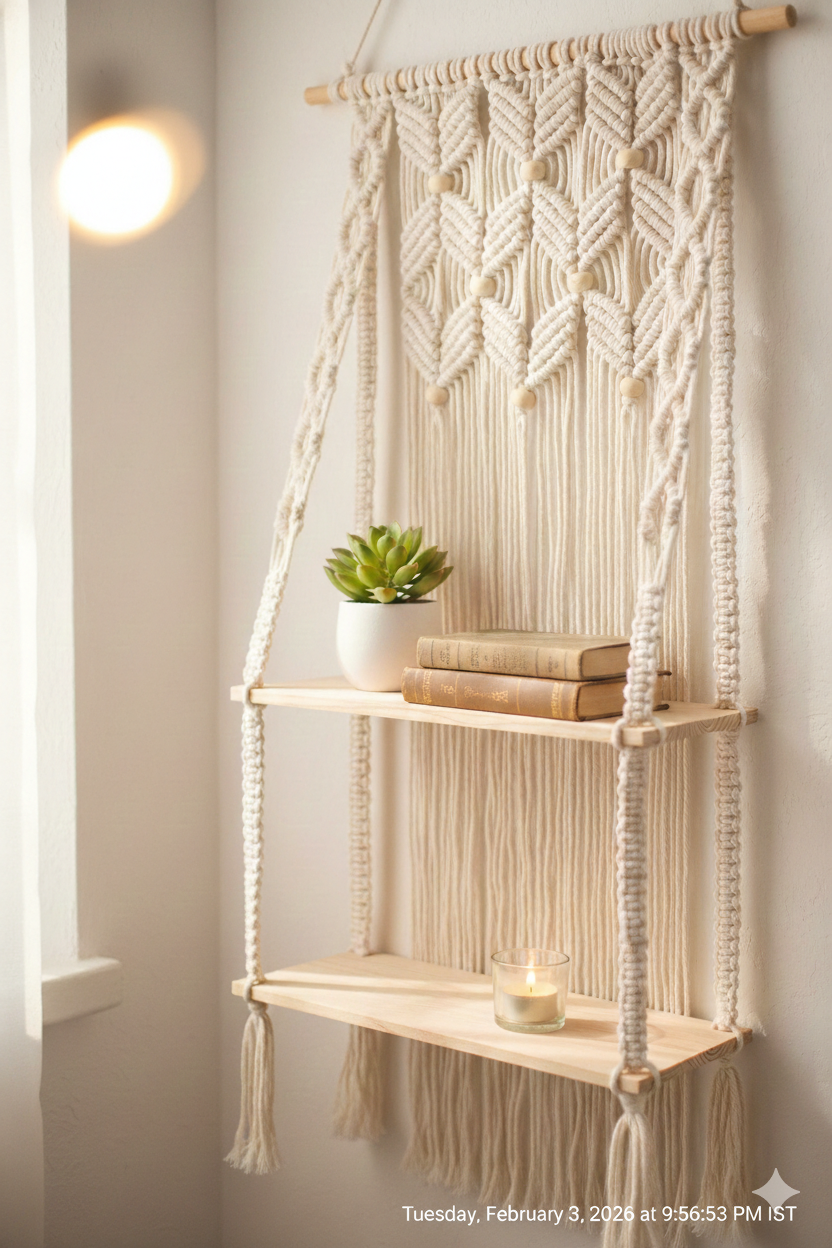 Selva Boho Wall Shelf