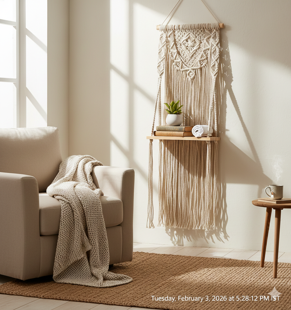 Alva Boho Wall Shelf