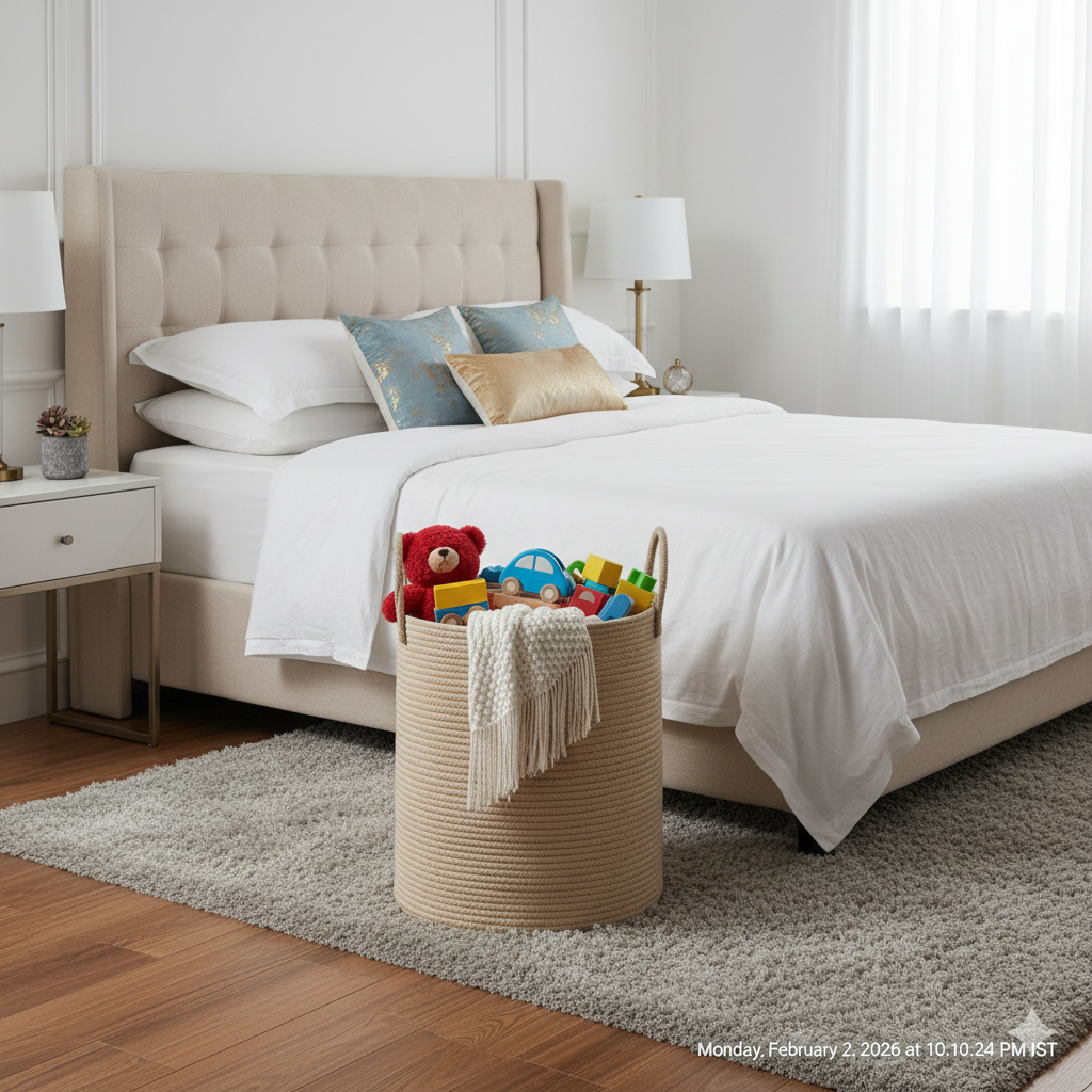 Weave Cotton Rope Storage Basket