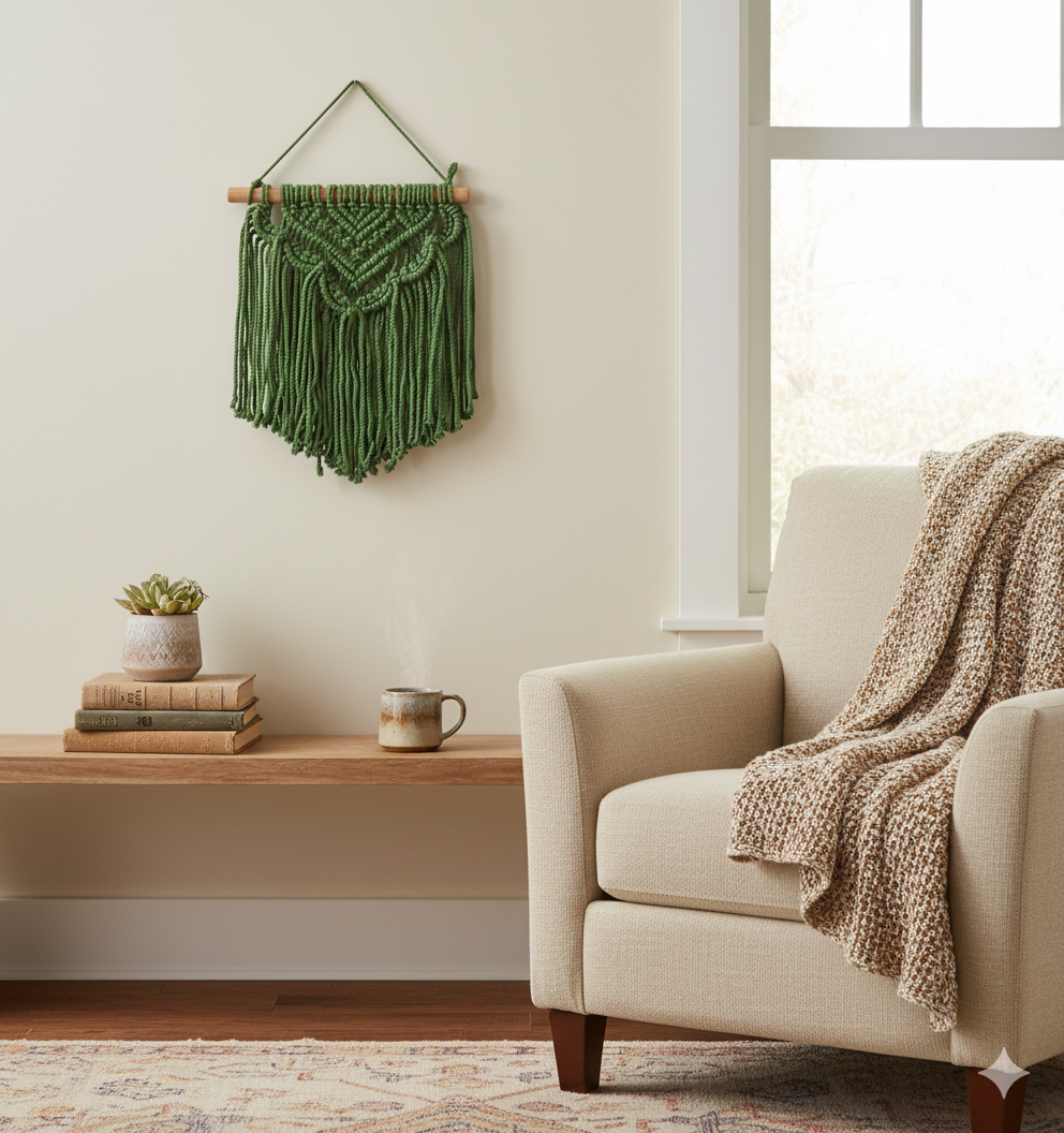 Bravo Emerald Wall Hanging