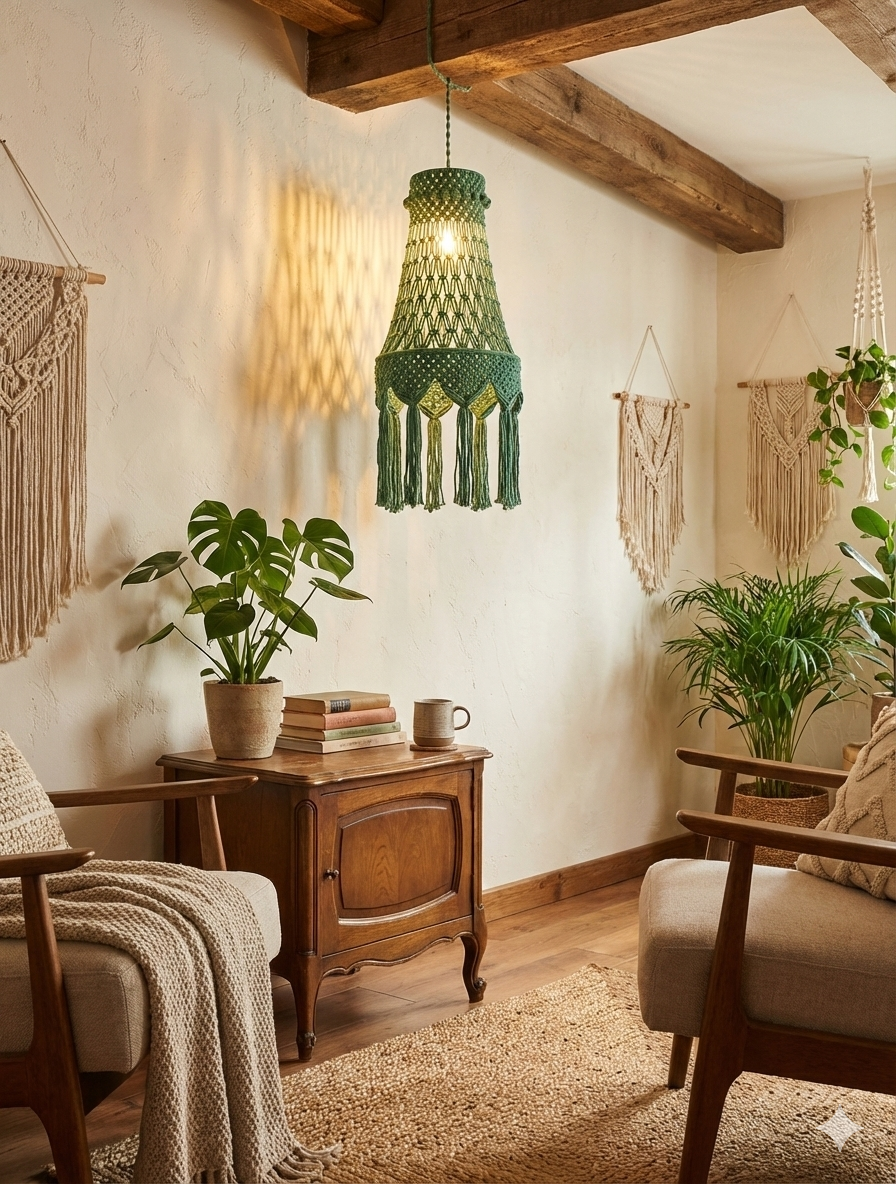 Solis Natural Cotton Wall Lamp