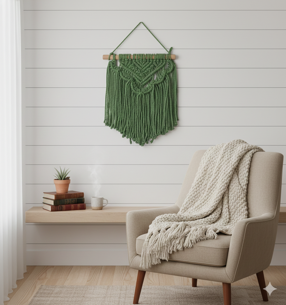 Bravo Emerald Wall Hanging