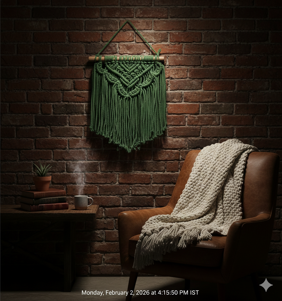 Bravo Emerald Wall Hanging