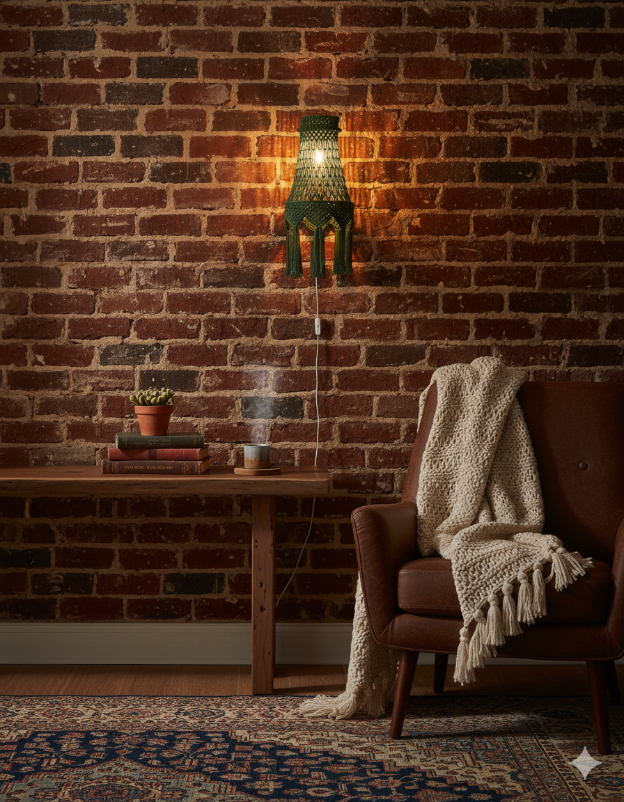 Solis Natural Cotton Wall Lamp