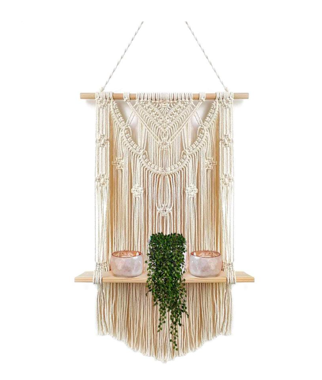 Cedar Boho Wall Shelf