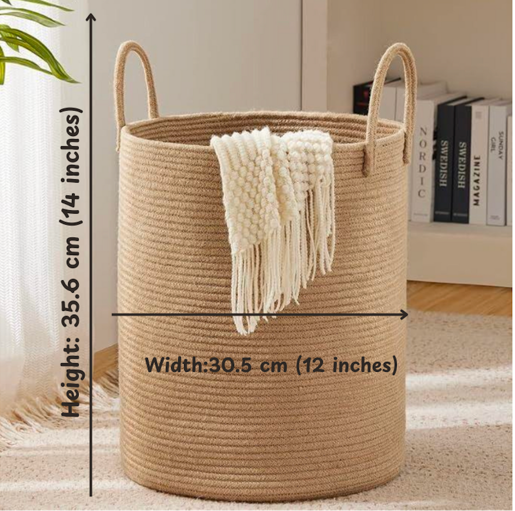 Weave Cotton Rope Storage Basket