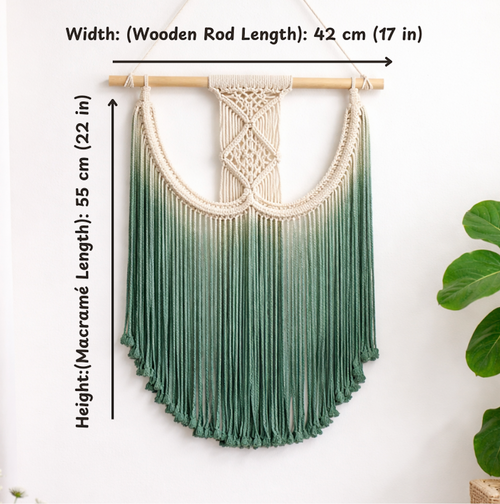 Alpha Green Wall Hanging